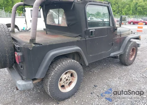 2000 Jeep Wrangler Sport из США, поврежденный, VIN 1J4FA49S1YP700545